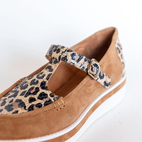 Chaussures ouvertes léopard Un Pas en Ville Ancenis