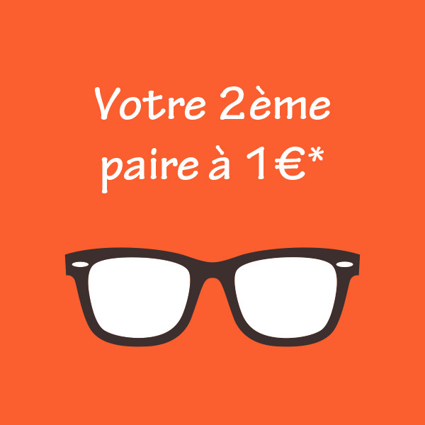 Avec Ancenis Optique, la 2ème paire de lunettes à 1€