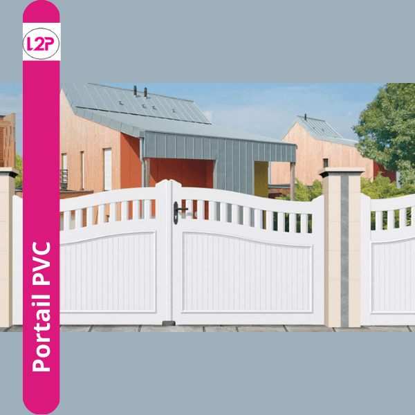 Portail pvc battant coulissant Loire Parquets et Portails ancenis Porto