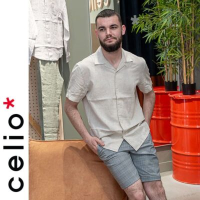 Bermuda à carreaux Homme chez Celio à Ancenis