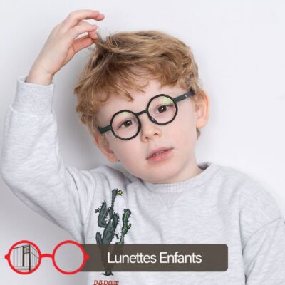 Lunettes géométrique garçon chez Ancenis Optique