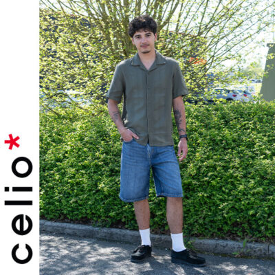 Découvrez un look kaki et Denim chez Celio Ancenis !
