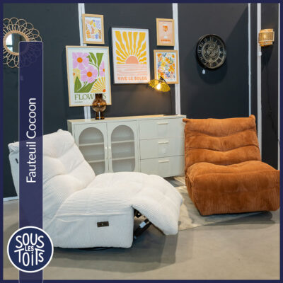 Découvrez les fauteuils Cocoon chez Sous les toits à Ancenis-Saint-Géréon