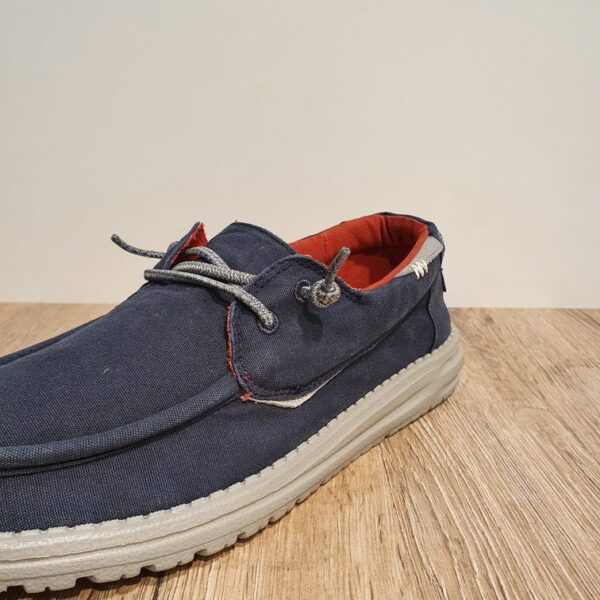 Chaussures pour homme dude welsh washed bleu marine