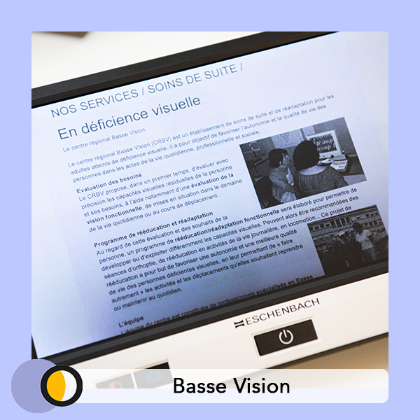 Basse vision chez optic 2000 Châteaubriant