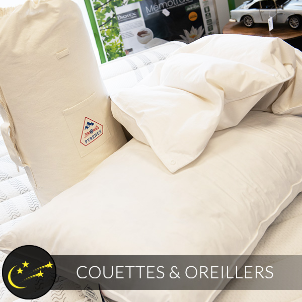 Couette et oreillers chez Bonne Nuit Literie à Châteaubriant