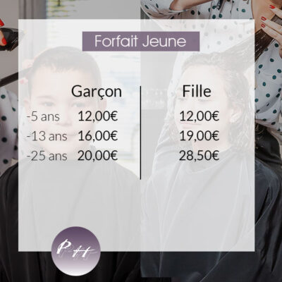 Forfait coiffure Jeune chez Phila à Châteaubriant