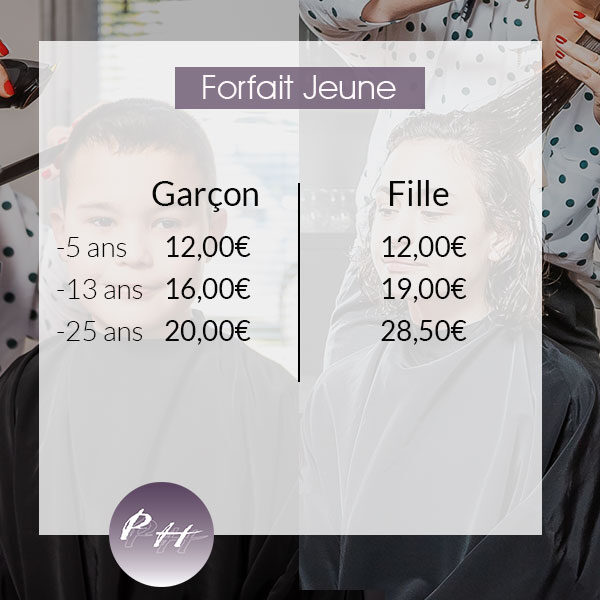 Forfait coiffure Jeune chez Phila à Châteaubriant