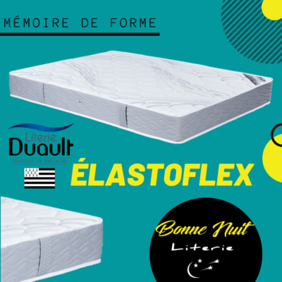 Matelas mémoire de forme Elastoflex Duault