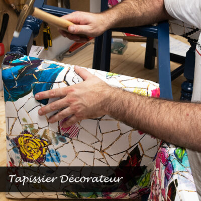 Tapissier décorateur chez Histoire de Fauteuils à Châteaubriant