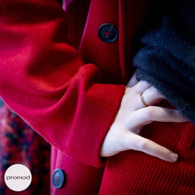 Manteau long rouge Femme chez Promod à Châteaubriant