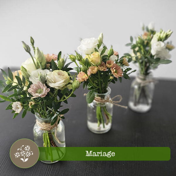 Fleurs de mariage chez Art & Nature près de Châteaubriant