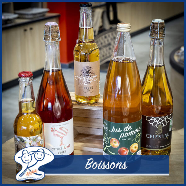 Boissons chez Biscuiterie de Kerlann à Châteaubriant