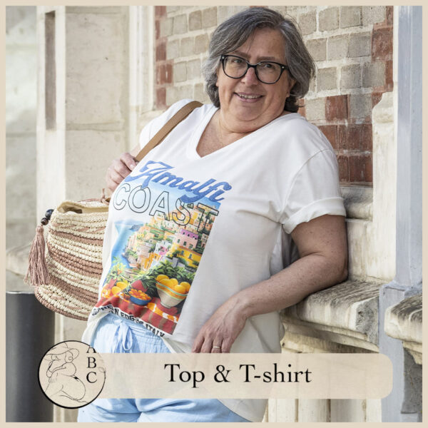 Top et T-shirt chez Au Bonheur des Courbes à Châteaubriant