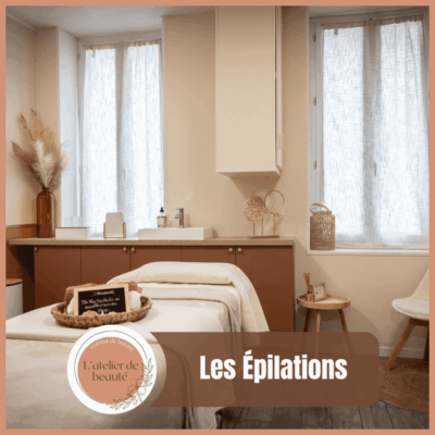 Les Épilations chez L'Atelier de Beauté à Châteaubriant