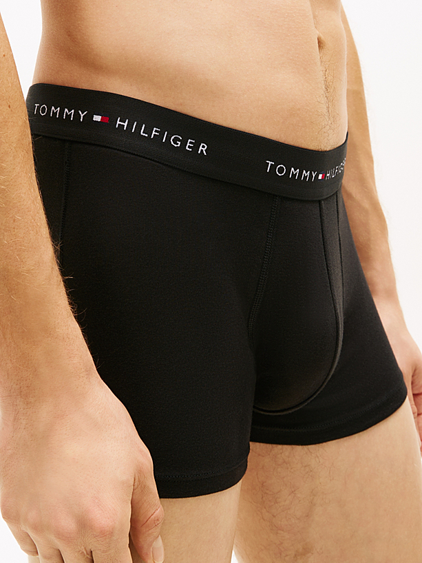 Caleçons TOMMY HILFIGER Pack de 3 Noir