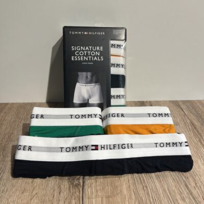 Caleçons TOMMY HILFIGER Pack de 3 orange/marine/vert