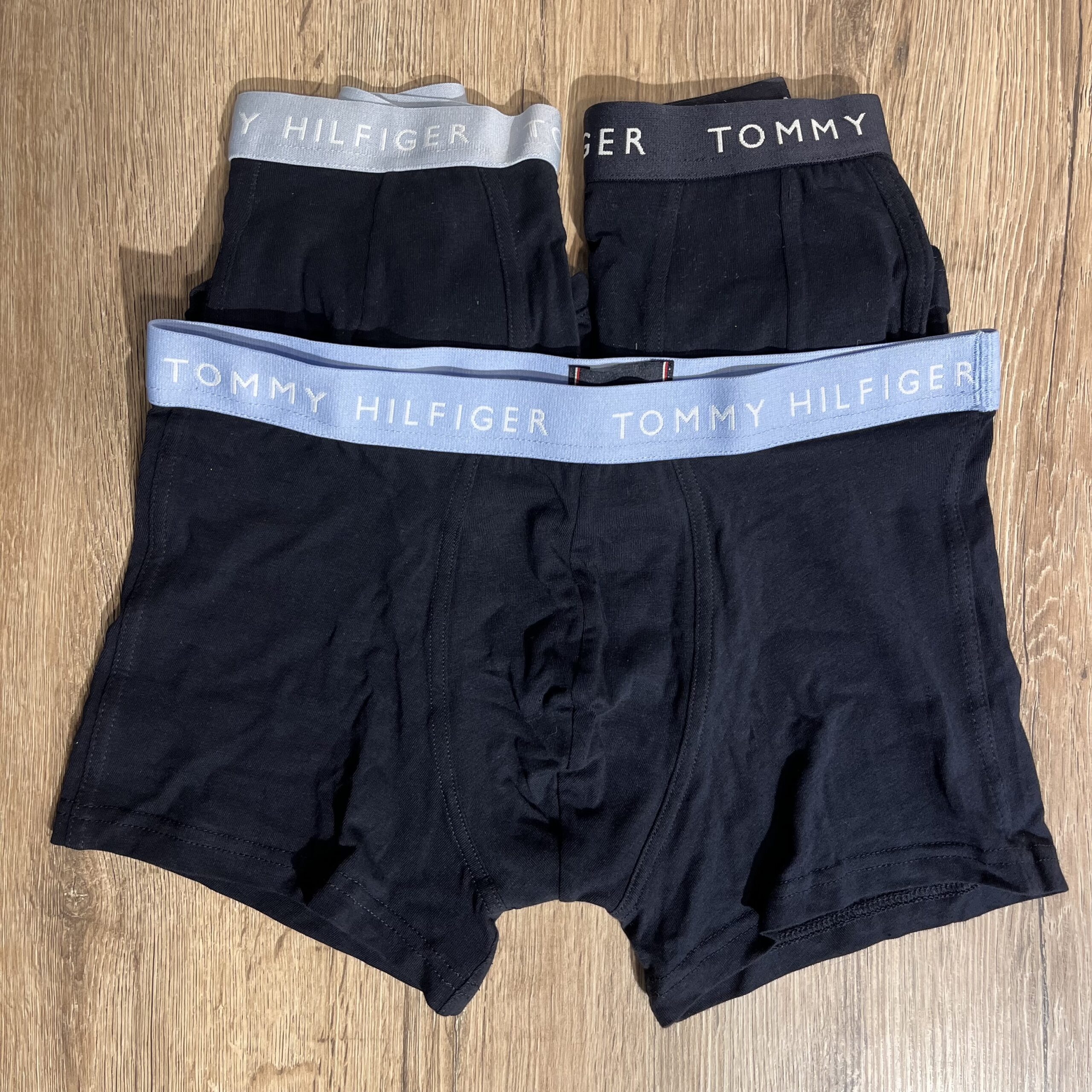 Caleçons TOMMY HILFIGER Pack de 3 Bleu, marine, bleu/gris