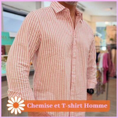 Découvrez les chemises et t-shirts homme de chez Lili Rose !