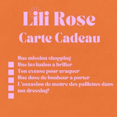 Carte cadeau Lili Rose Nort Sur Erdre