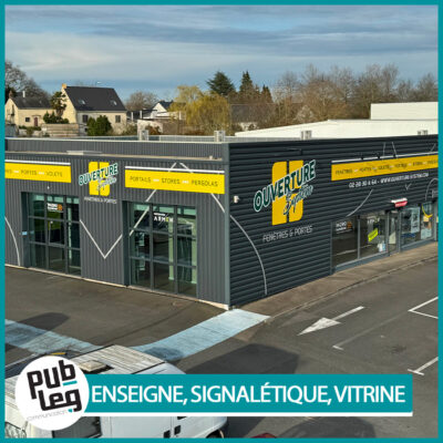 Enseigne, Signalétique, Vitrine
