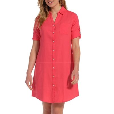 Robe de plage corail chez Mon P'tit Coup de Coeur à Redon