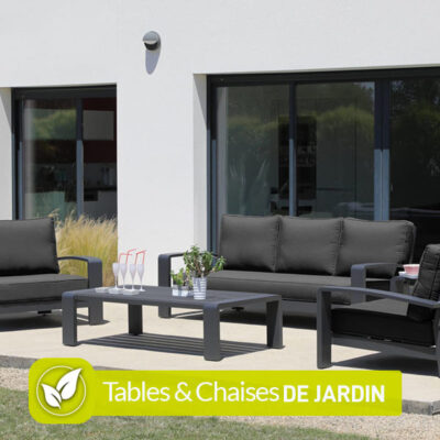 Tables et chaises de jardin chez Jardinerie Espace Nature à Redon !