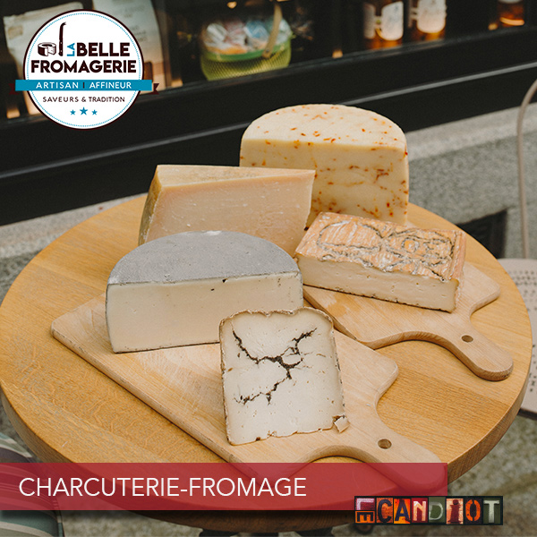 Plateau de fromages au Candiot des Frangines, restaurant à Vitré