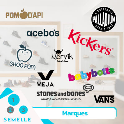 Marques de chaussures et accessoires pour enfants chez 123 Semelle à Vitré