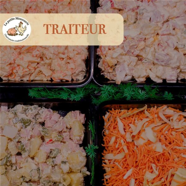 Carte traiteur La Petite Mousserie située à la Guerche de Bretagne près de Vitré