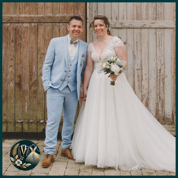 Nos mariés chez Créadesign et Mariage à Vitré