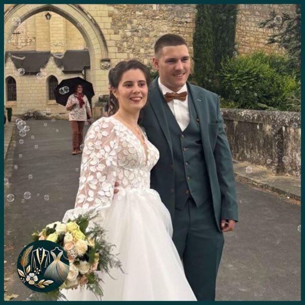 Nos mariés chez Créadesign et Mariage à Vitré