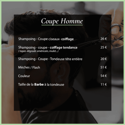 Découvrez les coupes hommes de chez La loge de Mathilde