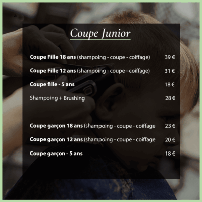 Découvrez les coupes Junior de chez La loge de Mathilde à Vitré !