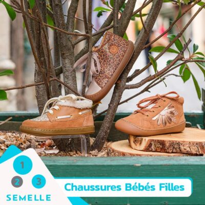 Chaussure pour petit filles (bébé) chez 123 Semelle à Vitré