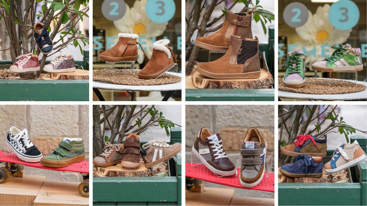 reportage paire de chaussures pour enfants (filles et garçons) chez 123 Semelle à Vitré